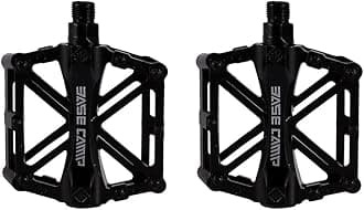 Bike Bicycle Alloy Pedals MTB Road Bike Bicycle BMX Ultralight Race, black