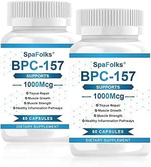 2 Bottles 𝐁-𝟭𝟱𝟳 Peptide Capsules, New Protective Compound 157, 120Pcs