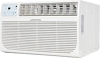 Keystone 12,000 BTU Wall Mounted AC Unit and Dehumidifier, 230V, Wall Unit for Bedroom, Bathroom, Nursery, and Medium Sized Rooms up to 550 Sq.Ft., AC Wall Unit with Remote, Quiet, High Efficiency AC