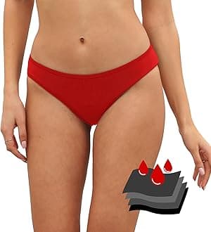 Leoparts Period Swimwear Leakproof Bikini Bottoms Low Rise Swimuit Bottom Briefs for Teen Girls Women