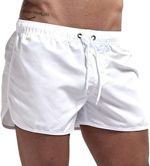 Tan Thru Swimwear Men Spring Surfing and Summer Splicing Swimming and Men's Men's Board Shorts Swim Trunks