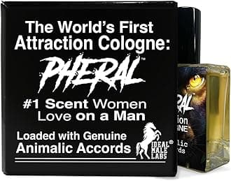 Pheral: Attraction Cologne contains animalic accords women can't get enough of on a man - Pheromone Infused Men's Cologne - 30mL