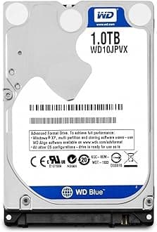 WD 2016 New Blue 1TB 2.5 inches Laptop Notebook Internal SATA 6Gb/s Hard Drive 9.5mm Height 5400RPM Model WD10JPVX