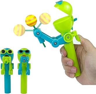 HDLNKAK 2Pcs Lollipop Case, Lollipop Robot Holder, Creative Lollipop Robot Toys Creative Design Eat Lollipop, Lollipop Holder Robot Gift, Children's Day Gift for Kid Over 3 Year(No Lollipop)