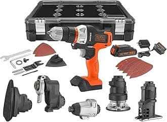 Black & Decker BDCDMT1206KITC Matrix 6 Tool Combo Kit with Case