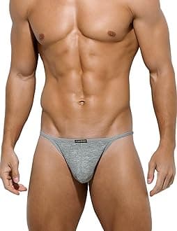 Men's Thong Swimwear Sexy G-String Briefs Underwear Swimsuit