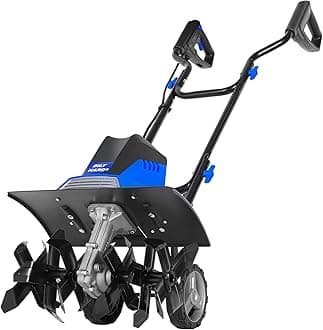 BILT HARD 16-Inch Corded Garden Tiller Cultivator, 13.5-Amp 6 Steel Tines Tillers with Adjustable Wheels & Foldable Handle, 8-Inch Tillling Depth Electric Rototiller for Lawn/Yard/Garden Soil Digging
