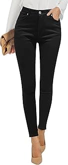 Skinny Jeans for Women High Waist Stretchy Classic High Rise Slimming Jeggings Denim Trousers Pants