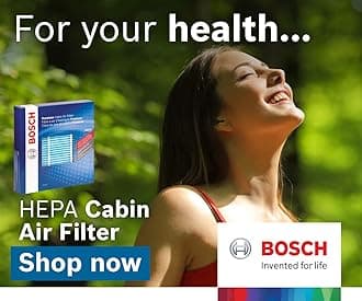 BOSCH 6025C HEPA Cabin Air Filter - Compatible with Select Audi A4, A4 Quattro, RS4, S4