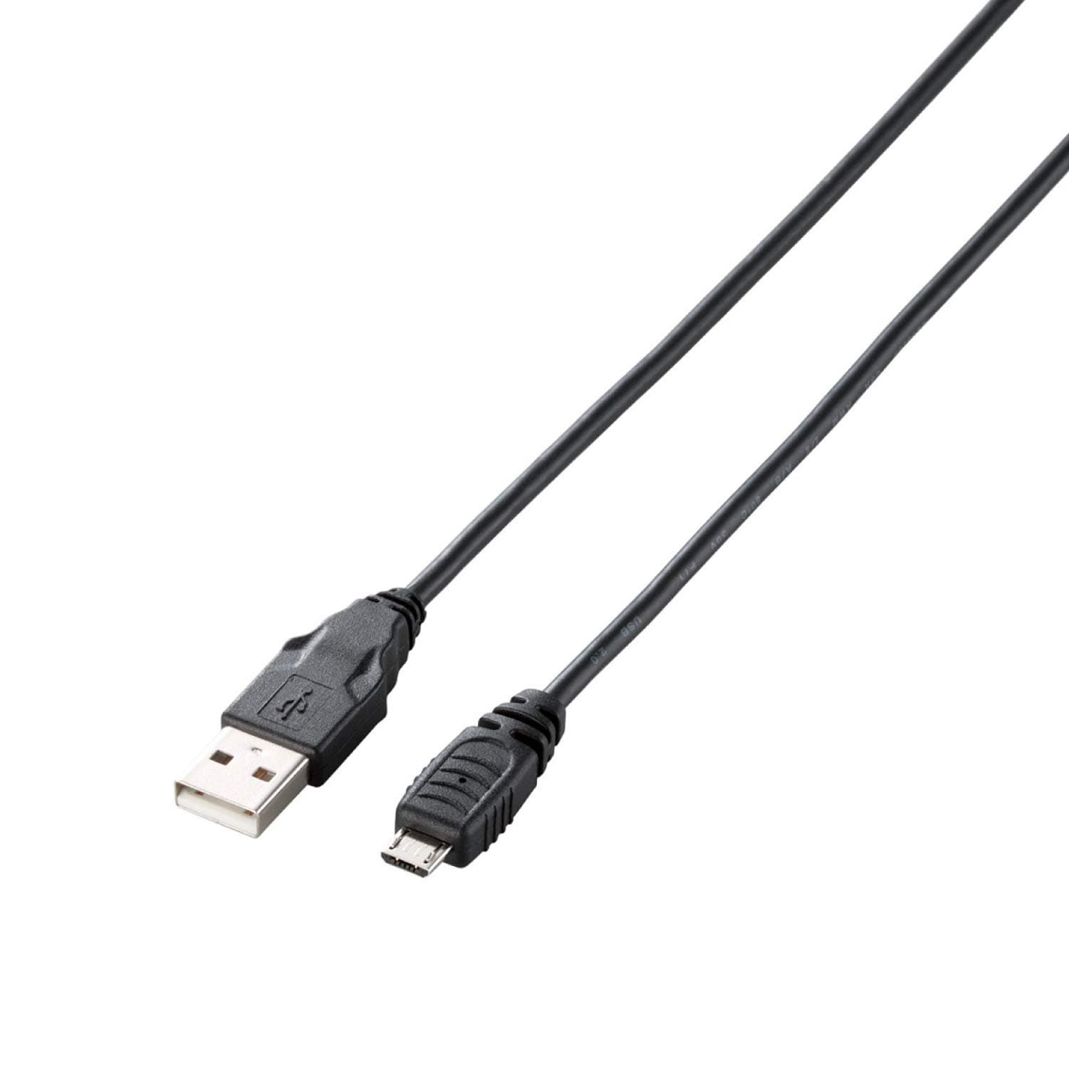 Elecom U2C-AMB10BK A-Micro B USB 2.0 Cable (Black)
