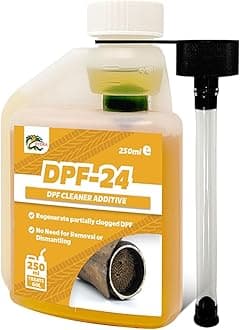 DPF-24 DPF Cleaner, 250ml treats up to 60L, DPF Filter Cleaning Diesel Particulate Filter Cleaner with DPF Cleaner Fluid for Reduced DPF Cleaner Cost Easy To Use Fuel Additive