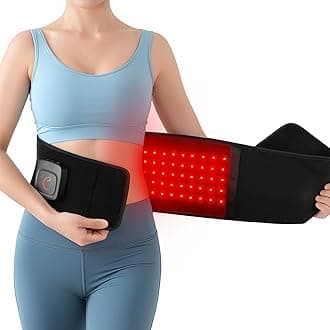 Cordless Red Light Therapy Belt for Body, Portable Rechargeable Near Infrared Light Therapy Wrap, Father's Day Gifts, 19W Wireless Large Light Band for Waist Lumbar Lower Back