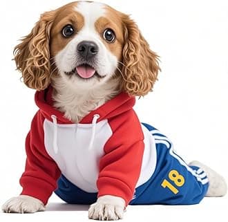 nezababy Chucky Deadly Pet Dog Costume Halloween Clothes Wig and Knife Novelty Funny Scary Props Outfit Apparel Accessories (Large, pet Costume)