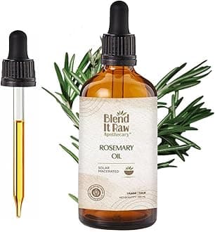 Blend It Raw Apothecary Rosemary Oil for Hair Growth with Rosemary Extract & Vitamin E, 100ml