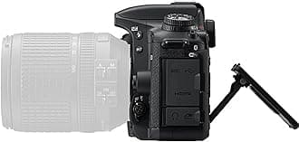 Nikon D7500 DSLR Camera Kit with 18-55mm VR Lens + 128GB Memory, LED Light, Microphone, Spare Battery, Filters, Case, Tripod, and More (45pc Video Bundle) (Renewed)