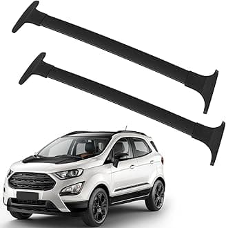FINDAUTO Cargo Rack Fit for for 2013-2015 2017-2019 for Ford for EcoSport Max Load 165LBS Side Rails Crossbars OE Style Top Rail Roof Rack Aero Aluminum Cross Bar Luggage Rack Rail