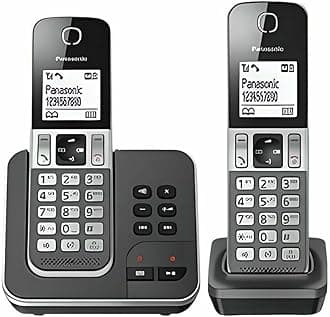 TELEPHONE FIXE PANASONIC TELEPHONE DECT DUO Noir
