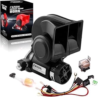 FARBIN Train Horn for Truck 12v 150db Loud Car Horn Snail Air Horn with Relay Harness for Any Vehicles