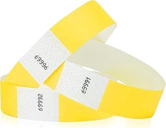 Wristco Tyvek, Pantone Yellow, 500 ct.
