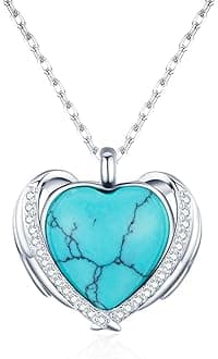 BDL Genuine Turquoise Jewelry for Women, Sterling Silver Earrings and Necklaces for Women, Leverback Dangle Drop Earrings Jewelry