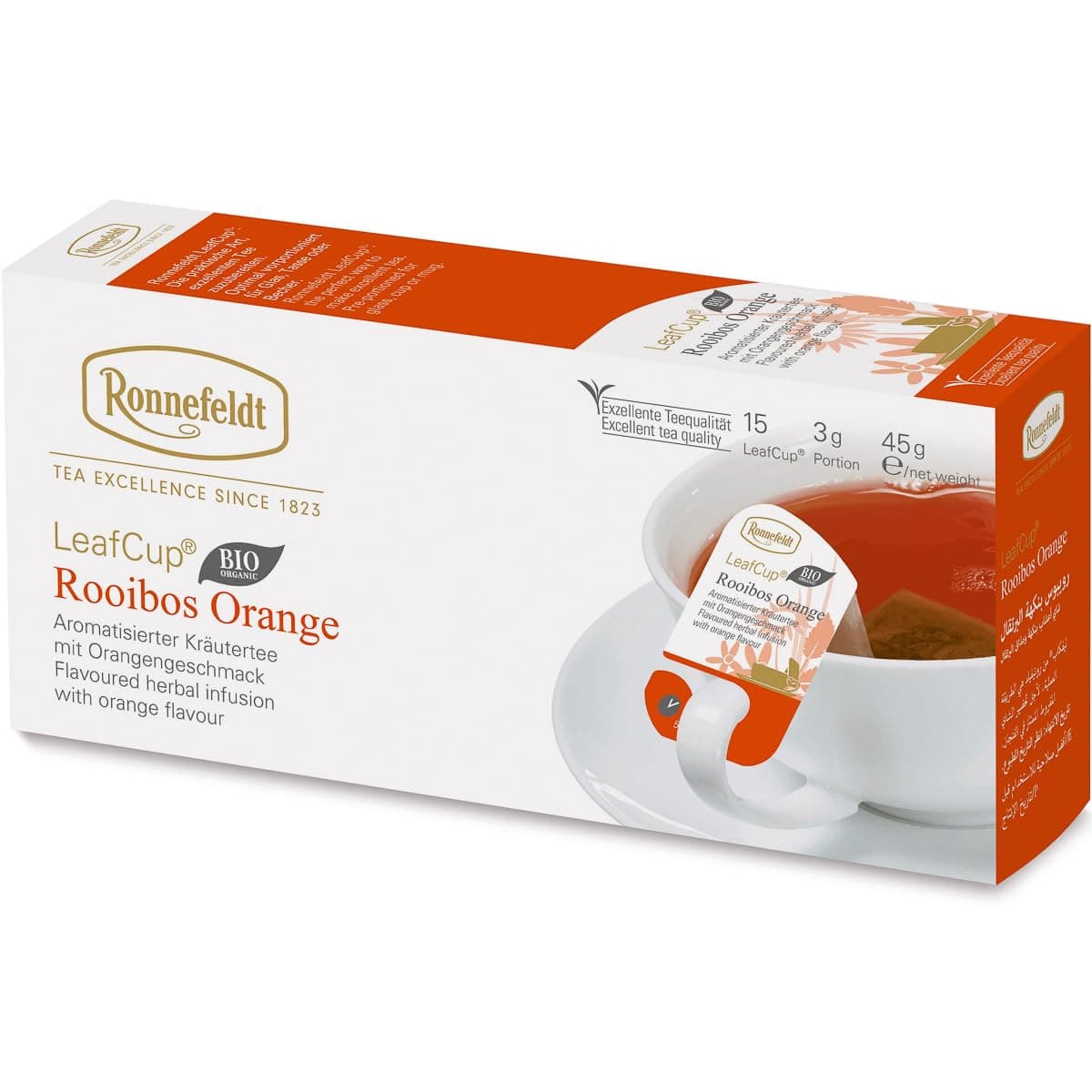 Ronnefeldt Leafcup Cream Orange