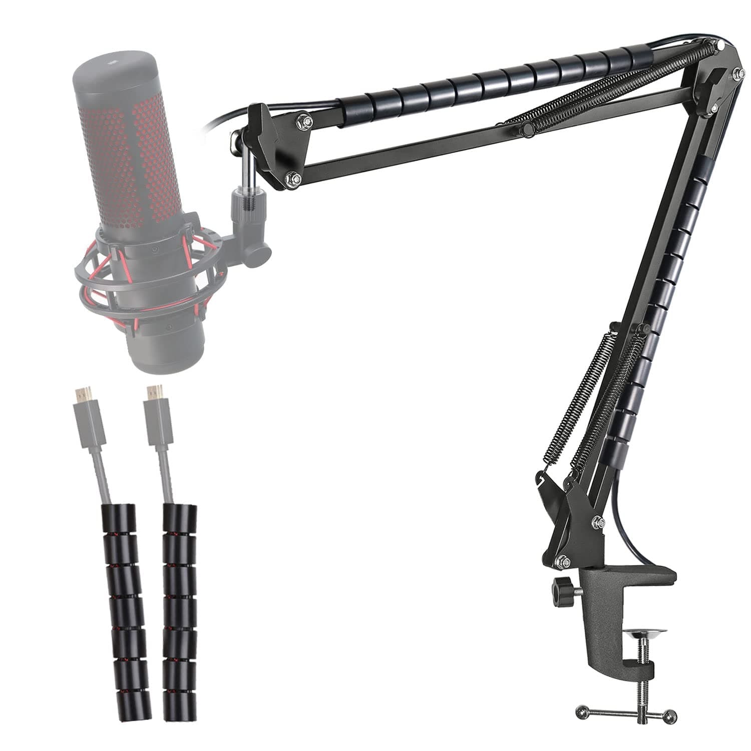 Professional Mic Boom Arm Compatible with Hyperx Quadcast Microphone