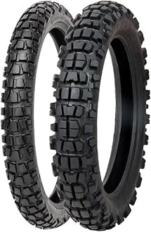 Tusk Waypoint Adventure Motorcycle Tire (Front and Rear Tire Set 90/90-21 (54R)/140/80-18 (70R) Tube Type)