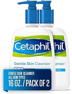 Cetaphil Gentle Cleanser, 16 Fl Oz (Pack of 2)