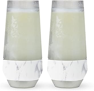 Champagne FREEZE in Marble (set of 2) by HOST