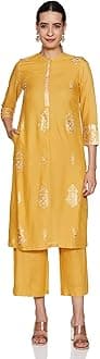 BIBAWomen's Cotton Kurta Suit Set