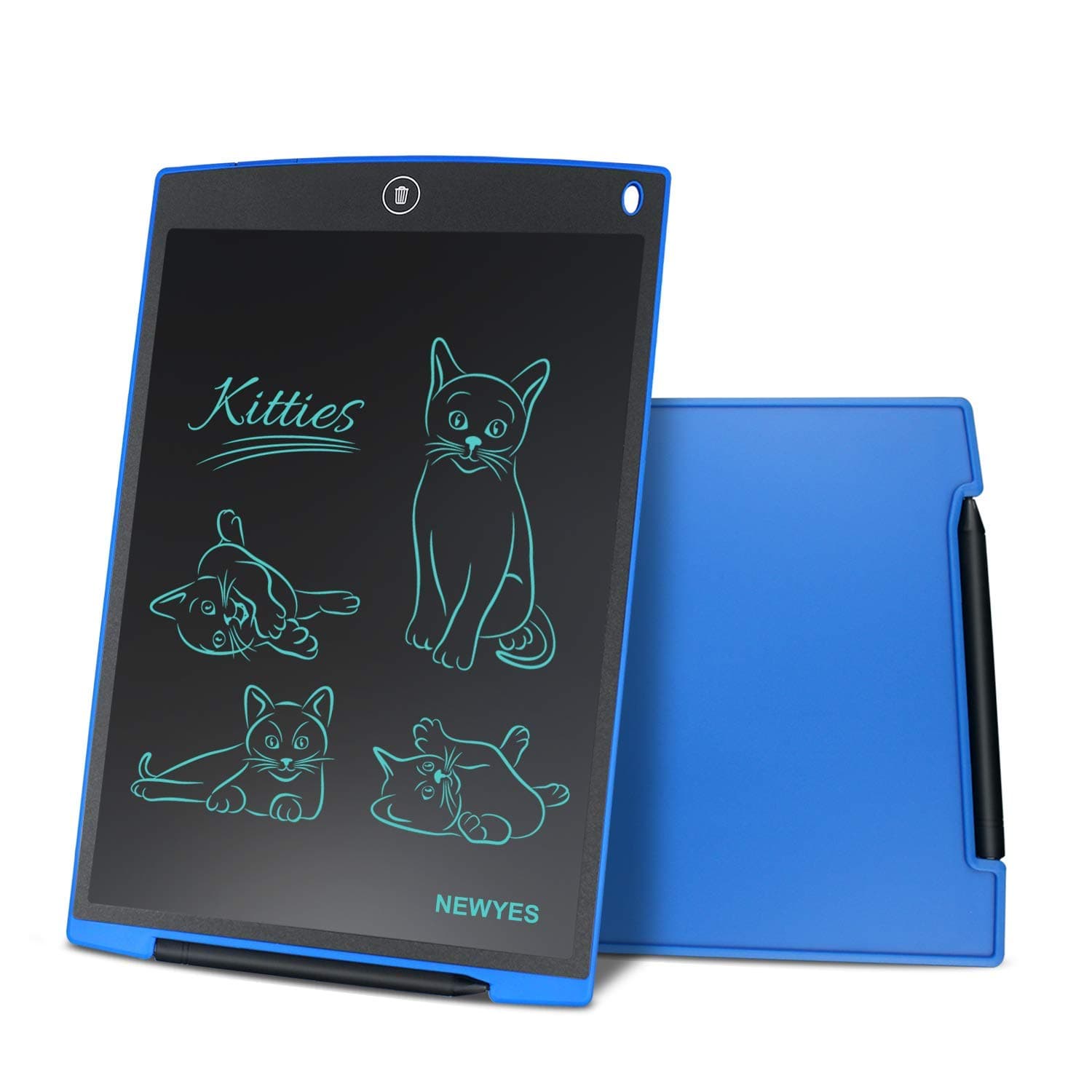 Graphic Tablet 12' Electronic Writing Tablet,Handwriting Pad,Drawing Board,Doodle Scribble Pad for Kids,Office Writing Drawing with Stylus (Blue)
