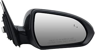 Right Passenger Side Mirror Compatible with Hyundai Elantra 2017 2018 2019 2020 w/Turn Signal Blind Spot Detection Power Glass Manual Folding Non-Heated 7 Pins