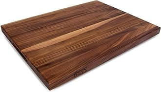 Boos Block Walnut Chopping Board - Thick Wooden Butchers Block - Safe for Food Preparation - Extra Large - 24 x 18 x 1.5 Inches