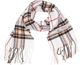 Tartan Plaid Cashmere Feel Classic Soft Luxurious Winter Scarf For Men Women
