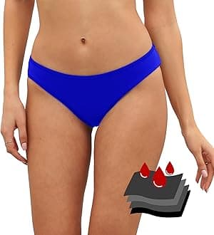 Leoparts Period Swimwear Leakproof Bikini Bottoms Low Rise Swimuit Bottom Briefs for Teen Girls Women