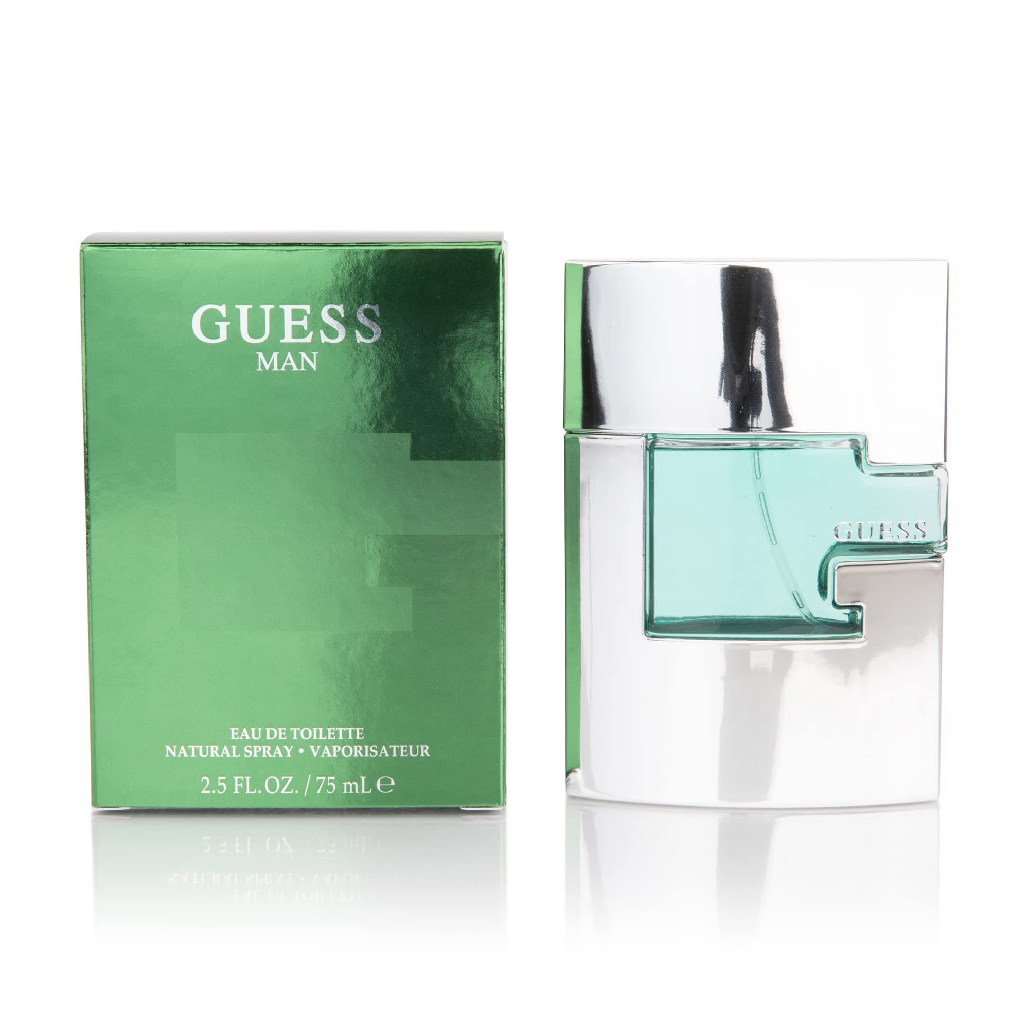 Man by GUESS, Eau De Toilette Cologne Spray for Men, 2.5 Fl Oz