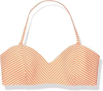 Seafolly Women's Go Overboard Bandeau Bra Bikini Top