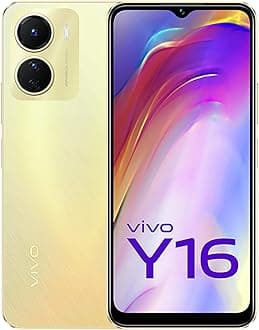 Vivo Y16 (Drizzling Gold, 4GB RAM, 128GB Storage) Without Offers