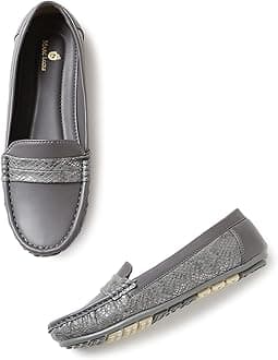 Marc LoireWomen Comfortable Slip On Flat Loafer Ballet; Casual and Formal Footwear