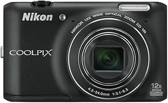 Nikon COOLPIX S6400 16 MP Digital Camera with 12x Optical Zoom and 3-inch LCD (Black) (OLD MODEL)