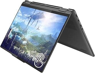 LenovoYoga 7i 2-in-1 14" 2.2K Touchscreen Laptop - Intel Core i5-1335U - 8GB RAM - 1TB SSD - Intel Iris Xe Graphics - Backlit Keyboard - Fingerprint Reader - Windows 11 - Storm Grey - W/GaLiMu