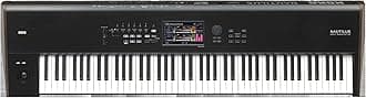 Nautilus 88-Key Full Size Weighted Keyboard Music Workstation with Power Supply