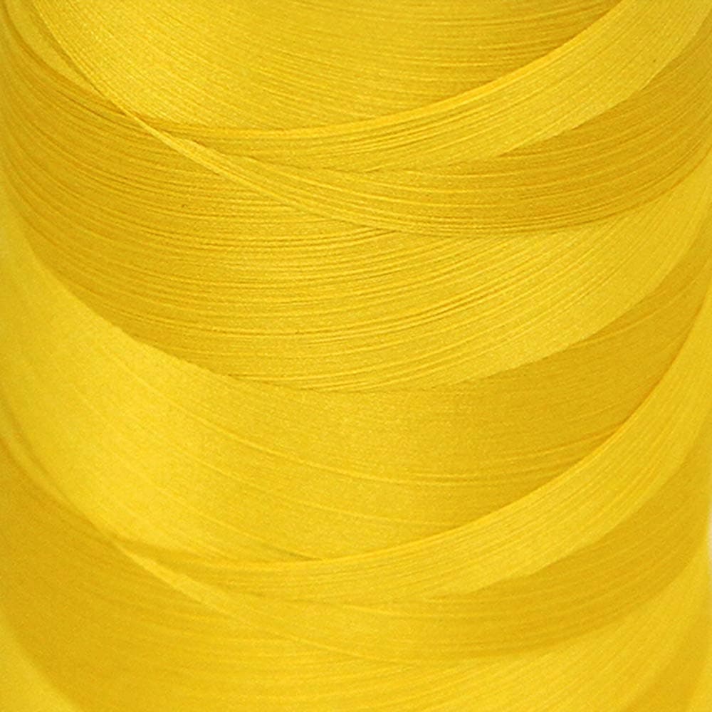 ATENA 160 Polyester Serger Thread, 5468 Yard Cone, Golden Glow, Made in Poland