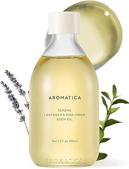 Serene Body Oil Lavender & Marjoram - 100ML / 3.38 fl. oz - Aromatherapy Massage Oil