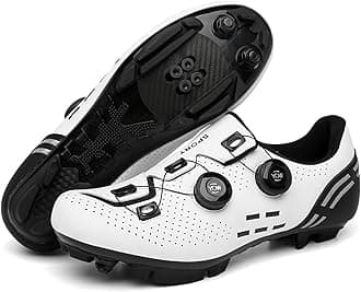 Cycling Shoes for Men and Women - Road and Mountain Bike Riding Shoes, Lightweight, Breathable, With Reflective Stripes