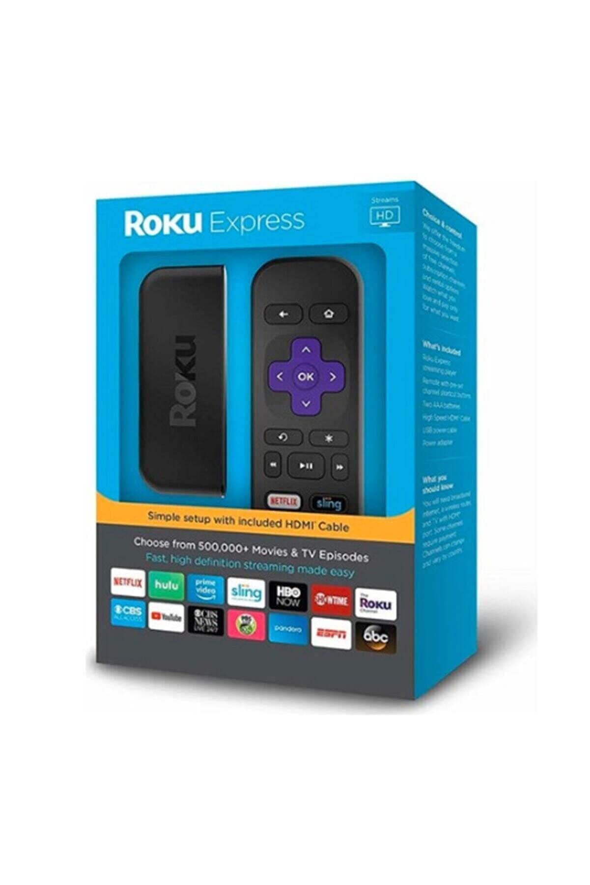 Roku Express Streaming Device with Remote Control (Black)