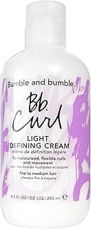 Curl Light Defining Styling Cream | For Moisturized Flexible Curls | Frizz Control | Curly, Wavy | With Jojaba, Avocado + Coconut Oil | Standard Size, 250 ml