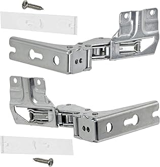 Spares2go Integrated Door Hinge Pair Fits Siemens Fridge Freezer (Top Left, Bottom Right + Upper Right, Lower Left, 3704 5.0, 3306 5.0, 3307 5.0)