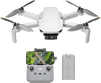 DJI Mini 4K, Drone with Camera 4K Professional, Under 249 g, 3-Axis Gimbal Stabilization, 10km Video Transmission, Auto Return, Wind Resistance, 31-Min Max Flight Time, Intelligent Flight