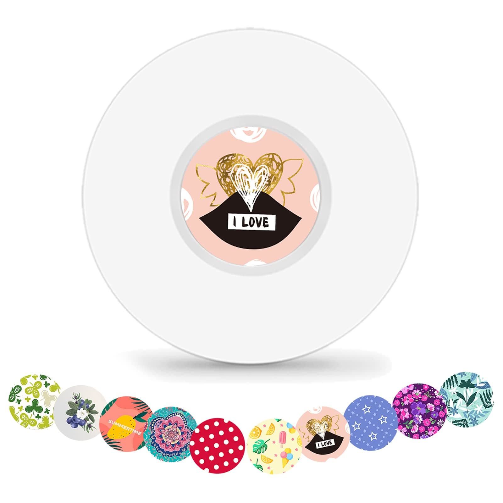 Libre 3 Sensor Covers & Free-Style Stickers Sets for Libre 3 Sensor,Hypoallergenic Transparent Adhesive Patches,Waterproof & Breatheable for 14 Days Sensor Patches,Total 40Pack